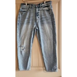 Elwood Women's Blue Denim High Rise Jeans  Size 32 Relaxed Mom Jeans